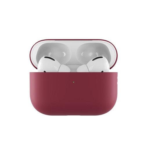 Ультратонкий силиконовый чехол Touch Case for AirPods Pro 2/ Pro, тёмно-фиолетовый