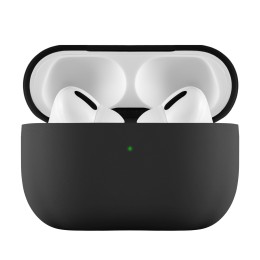 Защитный чехол AirPods Pro Touch Pro Silicone Case, 1,5 мм усиленный, чёрный