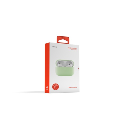 Защитный чехол Airpods Pro Touch Pro Silicone Case, 1,5 мм усиленный, ментол