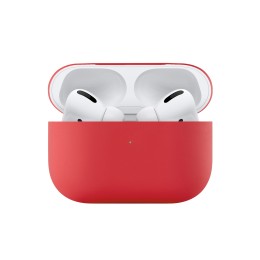 Ультратонкий силиконовый чехол Touch Case for AirPods Pro (всего 0,8 мм), красный