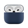 Ультратонкий силиконовый чехол Touch Case для AirPods 3, тёмно-синий