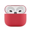 Ультратонкий силиконовый чехол Touch Case для AirPods 3, красный
