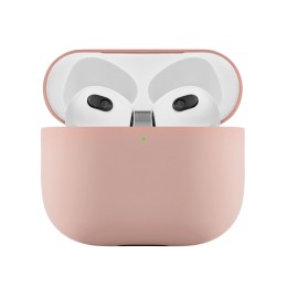 Ультратонкий силиконовый чехол Touch Case для AirPods 3, розовый