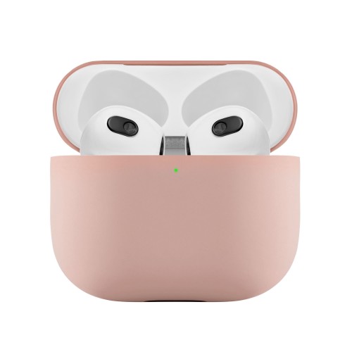 Ультратонкий силиконовый чехол Touch Case для AirPods 3, розовый
