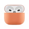 Ультратонкий силиконовый чехол Touch Case для AirPods 3, оранжевый