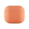 Ультратонкий силиконовый чехол Touch Case для AirPods 3, оранжевый