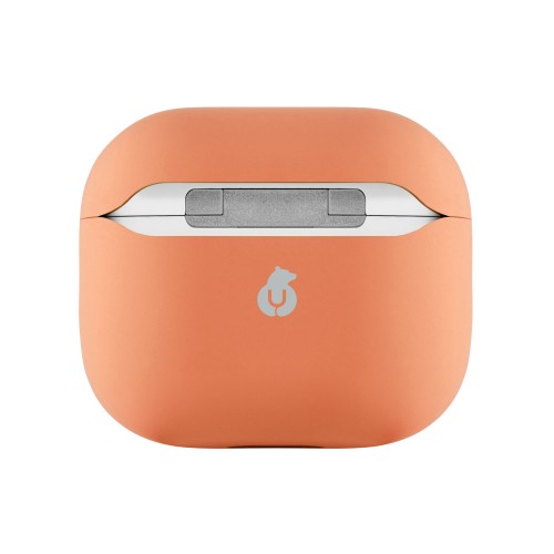 Ультратонкий силиконовый чехол Touch Case для AirPods 3, оранжевый