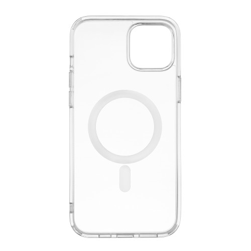 Чехол защитный uBear Real Mag Case  для  iPhone 14, MagSafe совместимый, усиленный, прозрачный