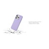 Чехол защитный uBear Touch Case для  iPhone 14, силикон, софт-тач, фиолетовый