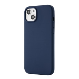 Чехол защитный uBear Touch Mag Case для  iPhone 14 Plus, MagSafe совместимый, силикон, софт-тач, тёмно-синий