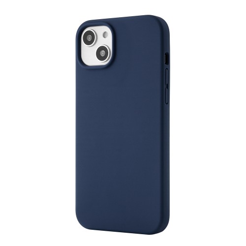 Чехол защитный uBear Touch Mag Case для  iPhone 14 Plus, MagSafe совместимый, силикон, софт-тач, тёмно-синий