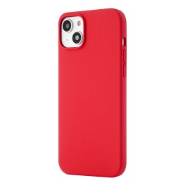 Чехол защитный uBear Touch Mag Case для  iPhone 14 Plus, MagSafe совместимый, силикон, софт-тач, красный
