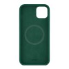 Чехол защитный uBear Touch Mag Case для  iPhone 14 Plus, MagSafe совместимый, силикон, софт-тач, зелёный