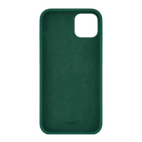 Чехол защитный uBear Touch Case для  iPhone 14 Plus, силикон, софт-тач, зелёный