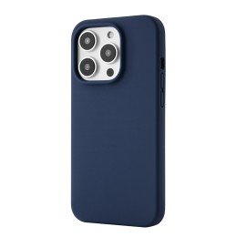 Чехол защитный uBear Touch Mag Case для  iPhone 14 Pro, MagSafe совместимый, силикон, софт-тач, тёмно-синий