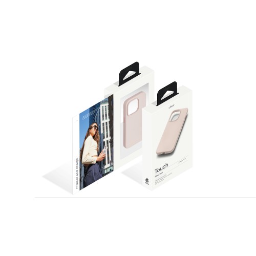 Чехол защитный uBear Touch Mag Case для  iPhone 14 Pro, MagSafe совместимый, силикон, софт-тач, розовый