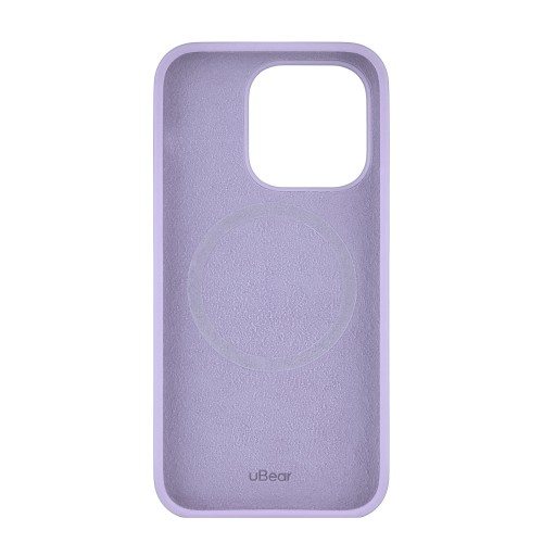 Чехол защитный uBear Touch Mag Case для  iPhone 14 Pro, MagSafe совместимый, силикон, софт-тач, фиолетовый