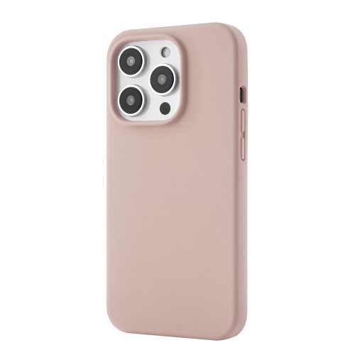 Чехол защитный uBear Touch Case для  iPhone 14 Pro, силикон, софт-тач, розовый