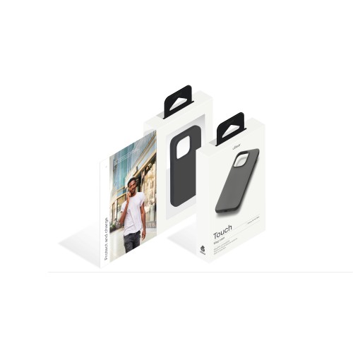 Чехол защитный uBear Touch Mag Case для  iPhone 14 Pro Max, MagSafe совместимый, силикон, софт-тач, чёрный
