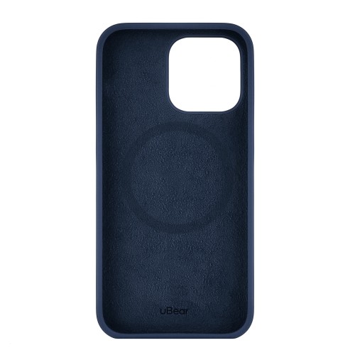 Чехол защитный uBear Touch Mag Case для  iPhone 14 Pro Max, MagSafe совместимый, силикон, софт-тач, тёмно-синий