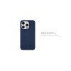 Чехол защитный uBear Touch Mag Case для  iPhone 14 Pro Max, MagSafe совместимый, силикон, софт-тач, тёмно-синий