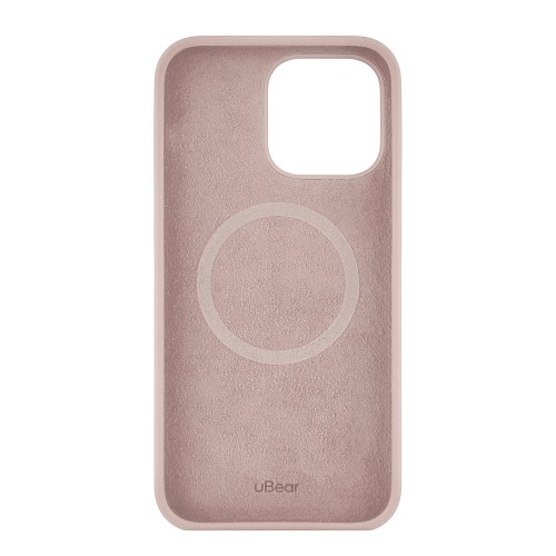 Чехол защитный uBear Touch Mag Case для  iPhone 14 Pro Max, MagSafe совместимый, силикон, софт-тач, розовый