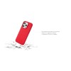 Чехол защитный uBear Touch Mag Case для  iPhone 14 Pro Max, MagSafe совместимый, силикон, софт-тач, красный