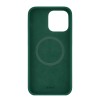 Чехол защитный uBear Touch Mag Case для  iPhone 14 Pro Max, MagSafe совместимый, силикон, софт-тач, зелёный