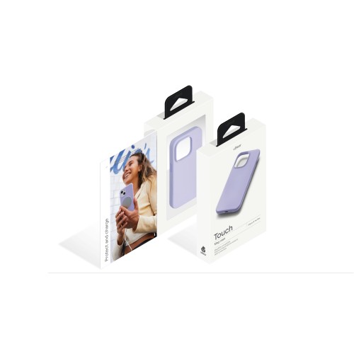 Чехол защитный uBear Touch Mag Case для  iPhone 14 Pro Max, MagSafe совместимый, силикон, софт-тач, фиолетовый