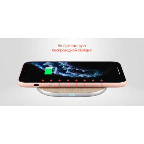 Touch Case for iPhone 11 (силикон soft touch), розовый