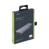 USB-C адаптер Deppa для MacBook 7-в-1, серебро