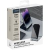 Беспроводное зарядное устройство Deppa QI 15W Slim складная, графит