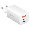 СЗУ 2хUSB-C + USB A Deppa, PD 3.0, QC 3.0, 65W, белый