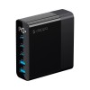 Зарядная станция Deppa 3xUSB Type-C, 2xUSB, PD, QC, 140Вт, черный