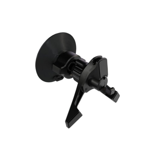 Автомобильный держатель VLP Carbon Mount Magsafe с беспроводной зарядкой, чёрный