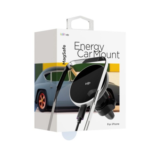 Автомобильный держатель VLP Energy Car Mount MagSafe, черный