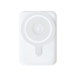 Аккумулятор внешний VLP Dual Magsafe PowerBank 5000 mAh, 3A, USB-C, белый