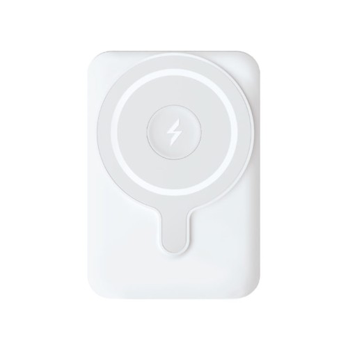Аккумулятор внешний VLP Dual Magsafe PowerBank 5000 mAh, 3A, USB-C, белый