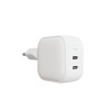 Сетевое зарядное устройство VLP G-Charge 45Вт USB-C+USB-С, PD, QC, белый