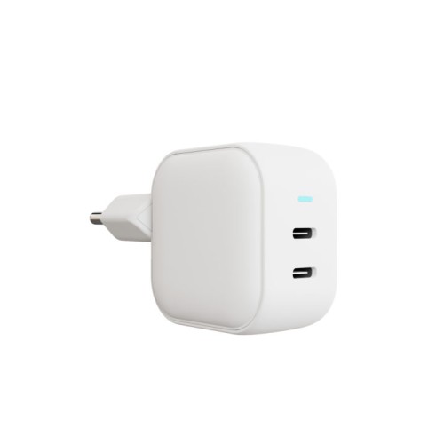 Сетевое зарядное устройство VLP G-Charge 45Вт USB-C+USB-С, PD, QC, белый