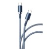 Дата-кабель VLP Diamond Cable USB C - USB C, 1.2м, темно-синий