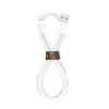 Дата-кабель VLP Nylon Cable USB A - Lightning MFI, 1.2м, белый