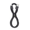 Дата-кабель VLP Nylon Cable USB A - Lightning MFI, 1.2м, черный