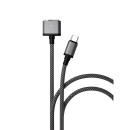 Дата-кабель VLP Cable USB C - MagSafe, 2.0м, серый космос