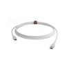 Дата-кабель VLP Nylon Cable USB C - USB C, 1.2м, белый