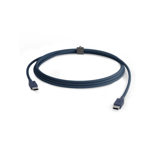 Дата-кабель VLP Nylon Cable USB C - USB C, 1.2м, темно-синий