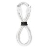 Дата-кабель VLP Nylon Cable USB C - USB C, 100W, 1.2м, белый