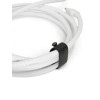 Дата-кабель VLP Nylon Cable USB C - USB C, 100W, 1.2м, белый