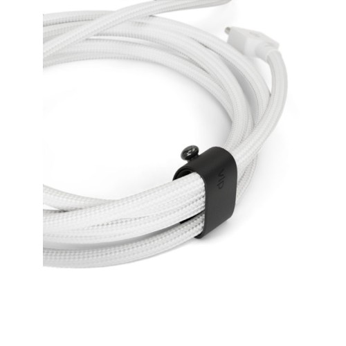 Дата-кабель VLP Nylon Cable USB C - USB C, 100W, 1.2м, белый