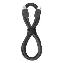 Дата-кабель VLP Nylon Cable USB C - USB C, 100W, 2м, черный